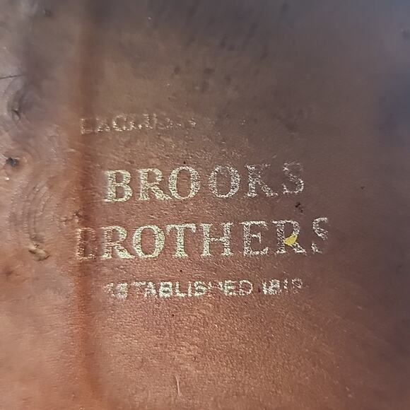 BROOKS BROTHERS ENGLISH TASSEL BURGUNDY VTG LOAFERS NEW WELT SOLES MENS 9.5 GUC - Picture 16 of 16